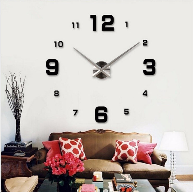 3D DIY Wooden Wall Clock for Home and Office – Customizable Modern Timepiece