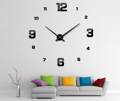 3D DIY Wooden Wall Clock for Home and Office – Customizable Modern Timepiece