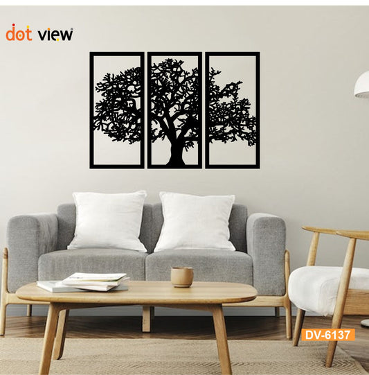 D Wooden Panel Tree Style Wooden Wall Decor – Elegant Home and Office Decoration Item